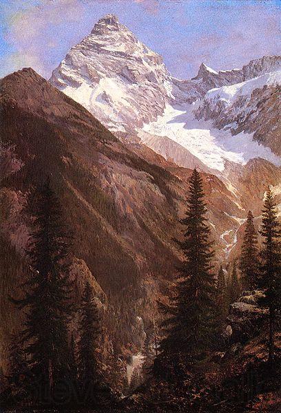 Albert Bierstadt Canadian_Rockies_Asulkan_Glacier Germany oil painting art
